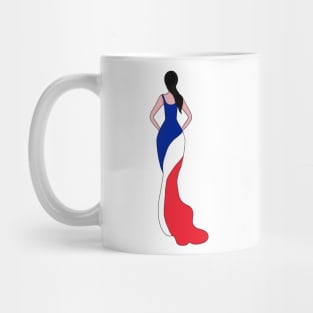 France Woman Mug